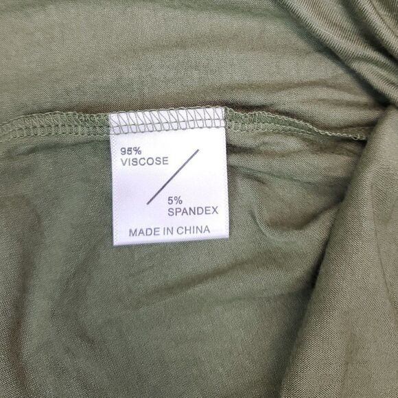 People of Leisure Hannah Green Ruffle Sleeve Midi Dress H-0201a - Picture 10 of 10